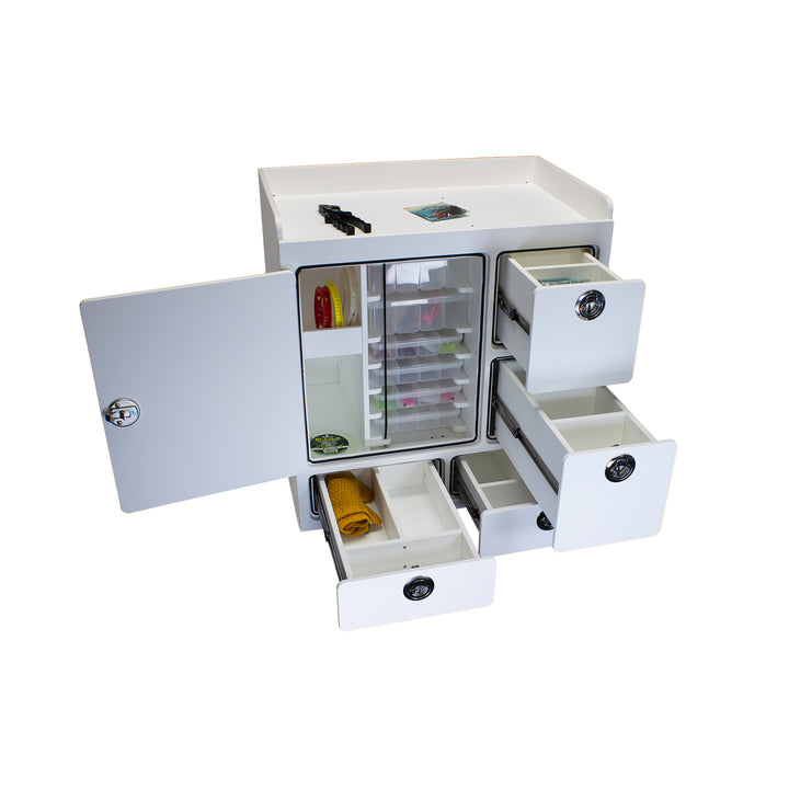 Free Standing Tackle Storage Unit- 27.5" W x 28.625" H x 17.25" D