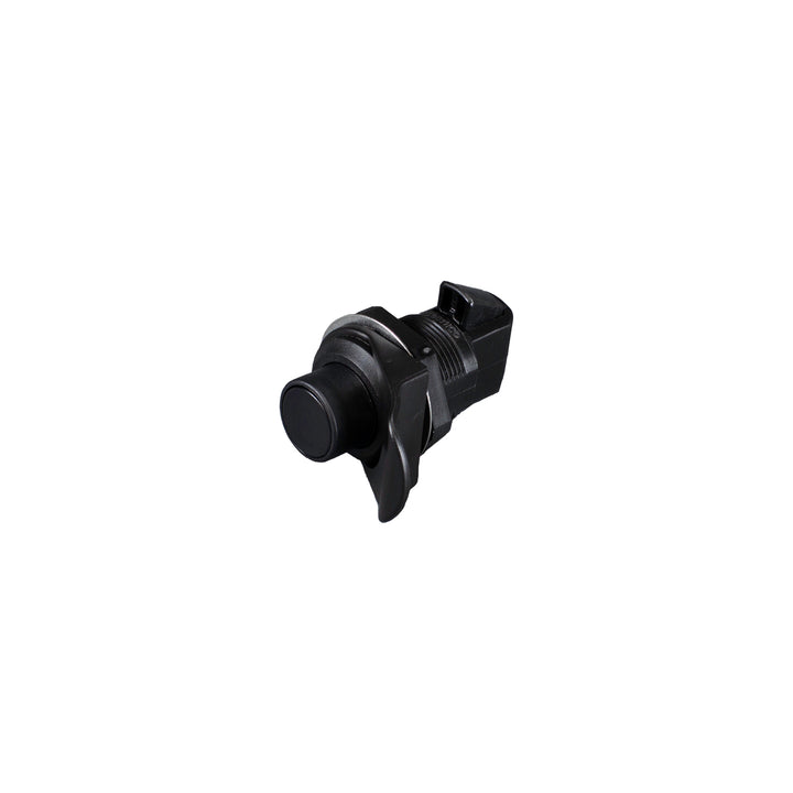 Push Button Latch with Perpendicular Pull